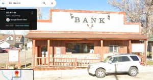 picture of a bank in hulett wyoming 